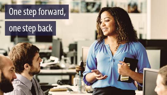 'One step forward, one step back' for gender diversity in leadership