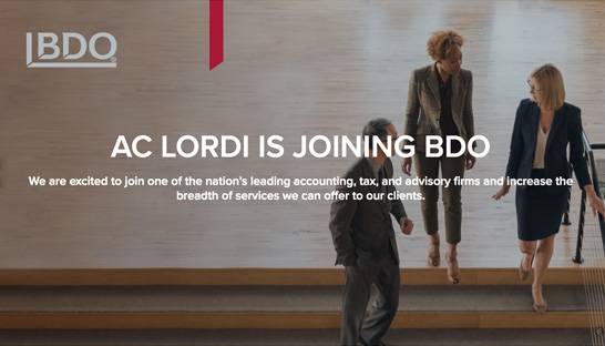 BDO USA acquires management consultancy AC Lordi