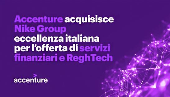 Accenture buys Italian regulatory consultancy Nike Group