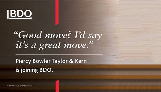 BDO acquires Las Vegas based firm Piercy Bowler Taylor & Kern