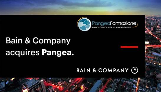 Bain & Company buys Italian data science boutique Pangea
