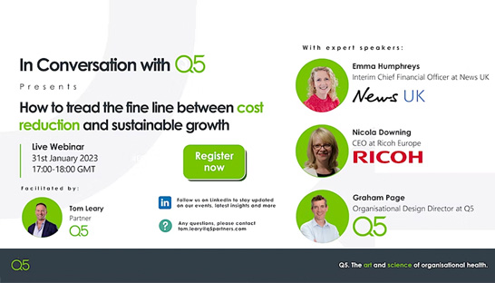 Q5 to host webinar on balancing costs with sustainable growth
