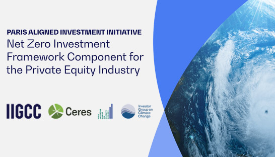 Anthesis helps IIGCC with net zero framework for private equity funds