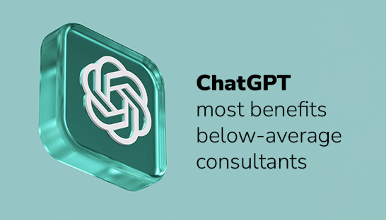 ChatGPT most benefits below-average consultants, finds BCG pilot