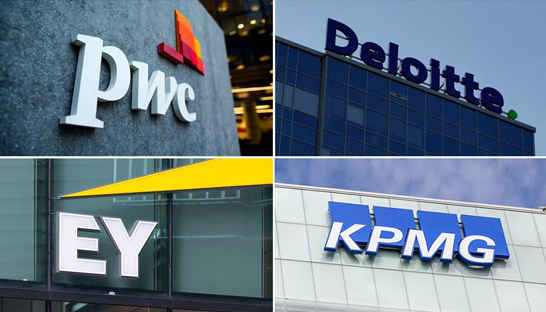 Covid-19 cost-cutting response of PwC, Deloitte, EY and KPMG