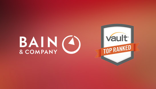 Bain again tops Vault Consulting 50 North America