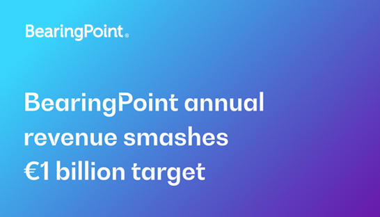 BearingPoint annual revenue smashes €1 billion target