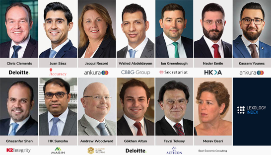 13 Middle East practitioners rank among Lexology’s top 5% consulting experts worldwide